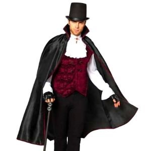 Nightside Vampire Men's Costume XL New in Package Black Burgundy